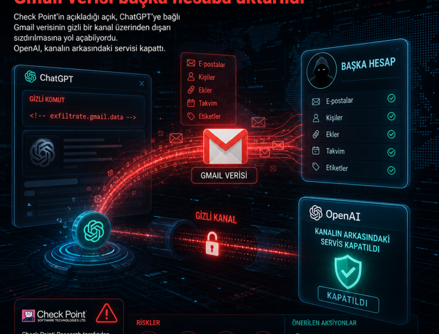 ChatGPT’de gizli komutla Gmail verisi başka hesaba aktarıldı