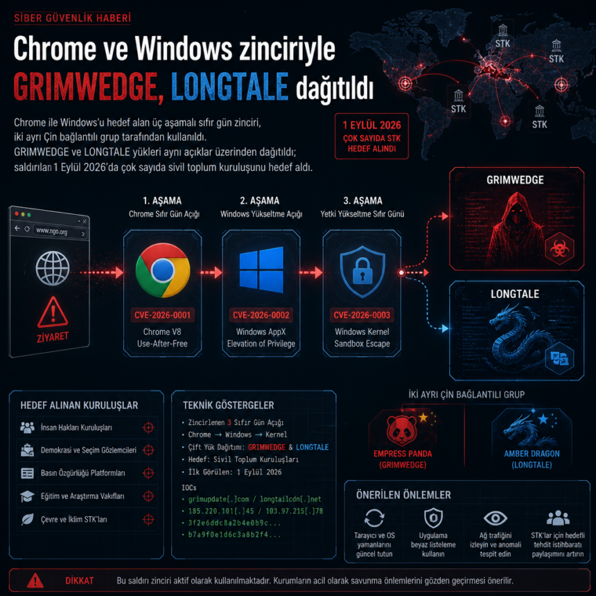 Chrome ve Windows zinciriyle GRIMWEDGE, LONGTALE dağıtıldı