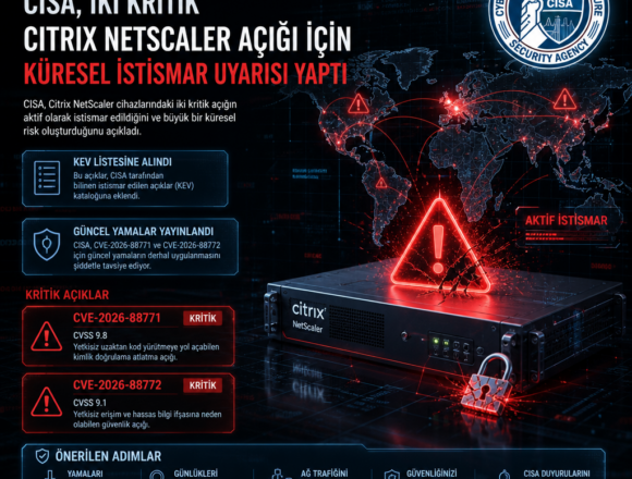 cisa-iki-kritik-citrix-netscaler-acigi-icin-kuresel-istismar-uyarisi-yapti CISA, iki kritik Citrix NetScaler açığı için küresel istismar uyarısı yaptı
