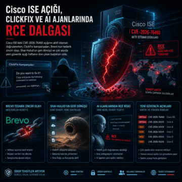 Cisco ISE açığı, ClickFix ve AI ajanlarında RCE dalgası
