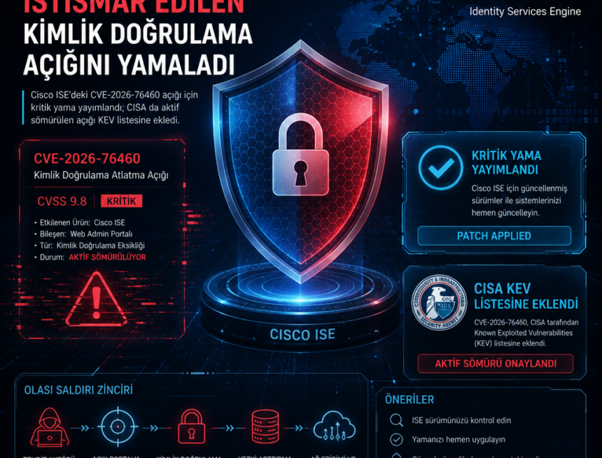 cisco-isede-aktif-istismar-edilen-kimlik-dogrulama-acigini-yamaladi Cisco, ISE’de aktif istismar edilen kimlik doğrulama açığını yamaladı