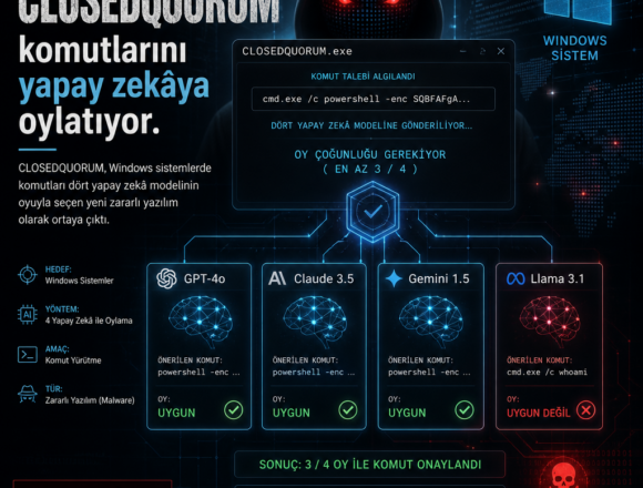 CLOSEDQUORUM komutlarını yapay zekâya oylatıyor