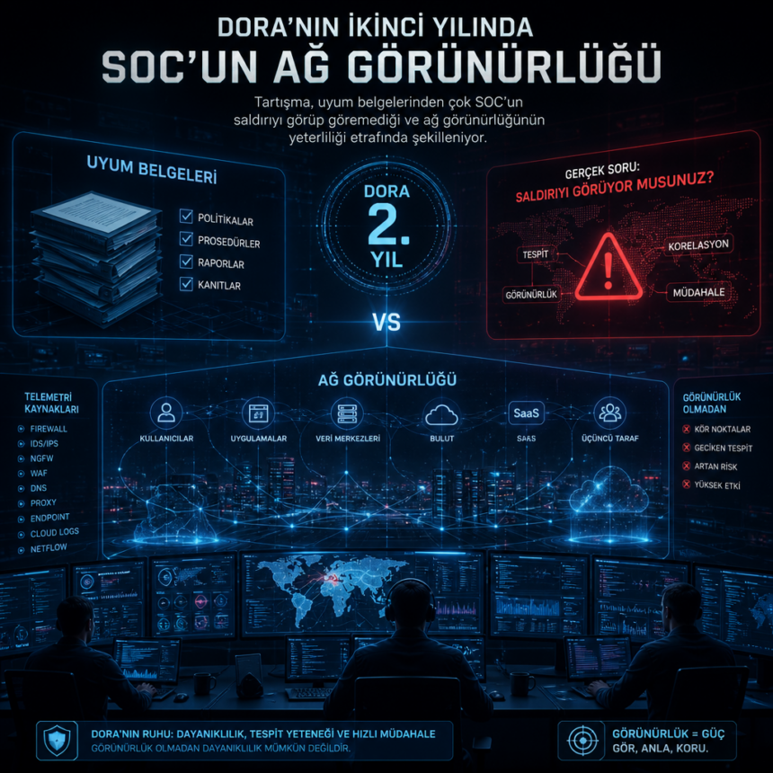 DORA’nın ikinci yılında SOC’un ağ görünürlüğü