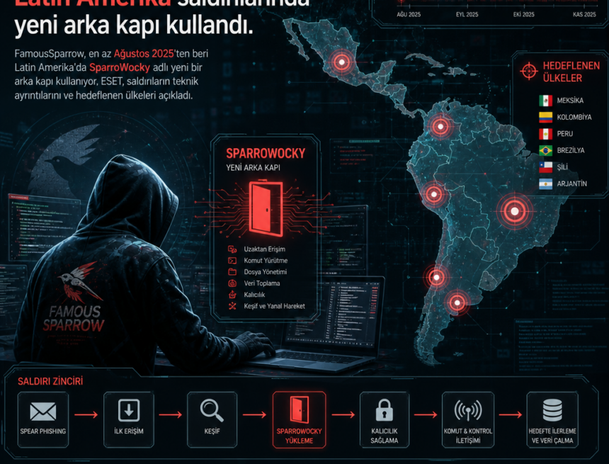 famoussparrow-latin-amerika-saldirilarinda-yeni-arka-kapi-kullandi FamousSparrow, Latin Amerika saldırılarında yeni arka kapı kullandı