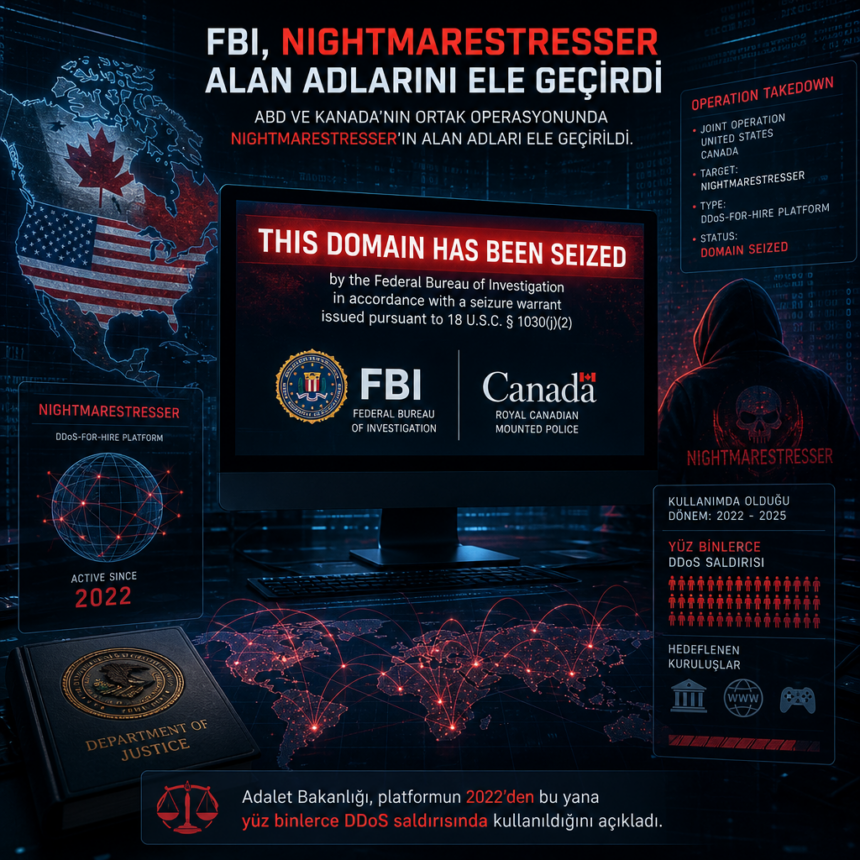 FBI, NightmareStresser alan adlarını ele geçirdi