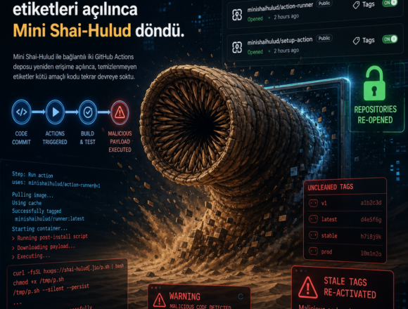 GitHub Actions etiketleri açılınca Mini Shai-Hulud döndü