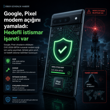 Google, Pixel modem açığını yamaladı: Hedefli istismar işareti var