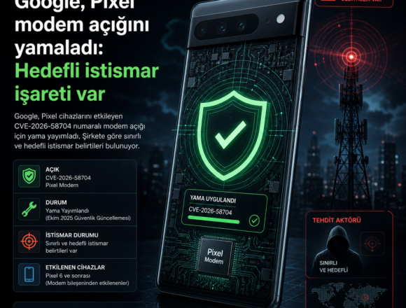 Google, Pixel modem açığını yamaladı: Hedefli istismar işareti var