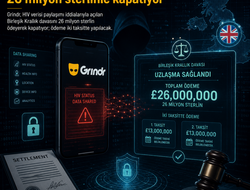 Grindr, HIV verisi davasını 26 milyon sterlinle kapatıyor