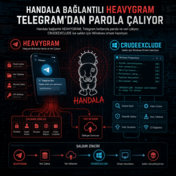 Handala bağlantılı HEAVYGRAM Telegram’dan parola çalıyor