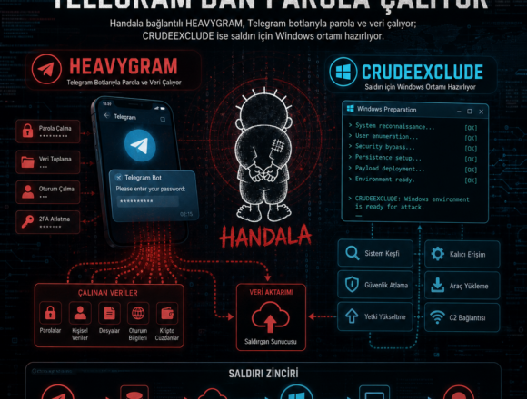 Handala bağlantılı HEAVYGRAM Telegram’dan parola çalıyor
