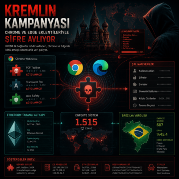 KREMLIN kampanyası Chrome ve Edge eklentileriyle şifre avlıyor