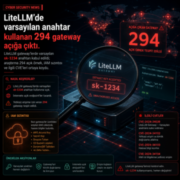 LiteLLM’de varsayılan anahtar kullanan 294 gateway açığa çıktı