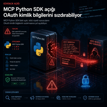 MCP Python SDK açığı OAuth kimlik bilgilerini sızdırabiliyor