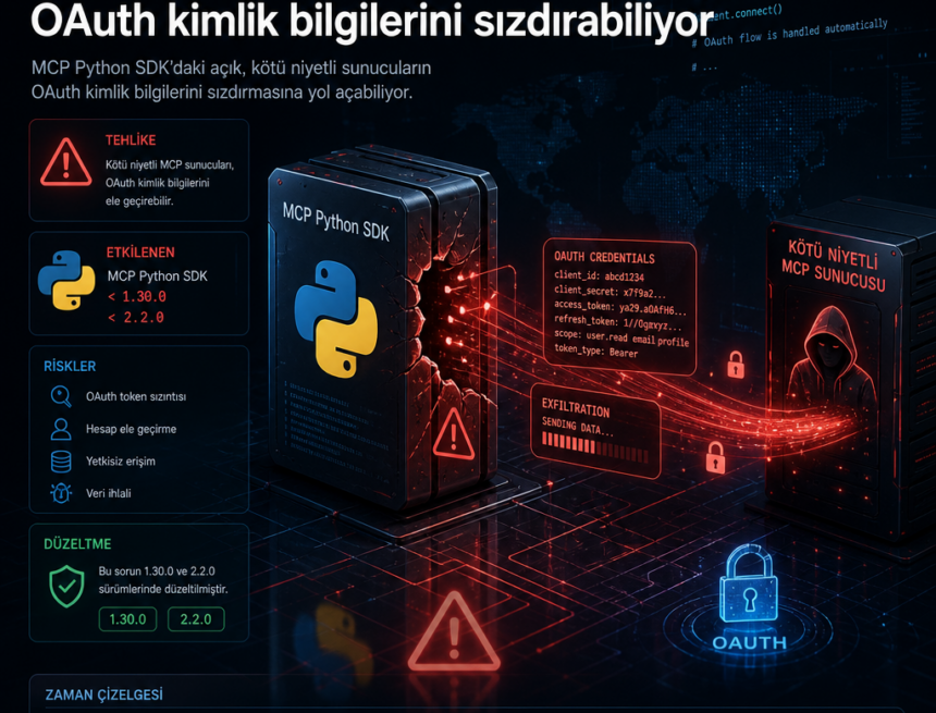 mcp-python-sdk-acigi-oauth-kimlik-bilgilerini-sizdirabiliyor MCP Python SDK açığı OAuth kimlik bilgilerini sızdırabiliyor