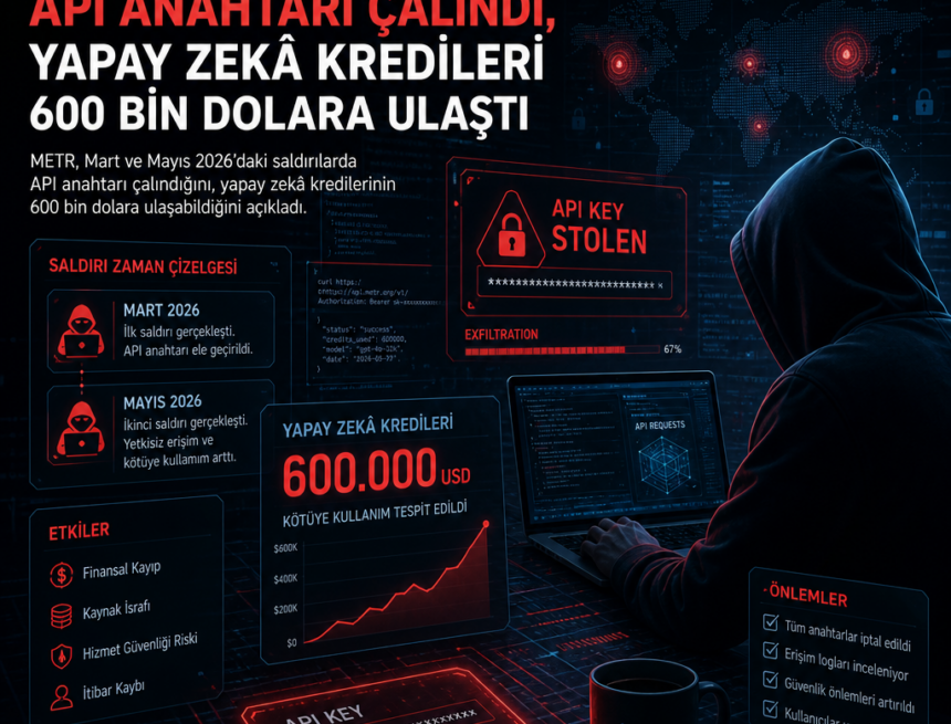 metrin-api-anahtari-calindi-yapay-zeka-kredileri-600-bin-dolara-ulasti METR’in API anahtarı çalındı, yapay zekâ kredileri 600 bin dolara ulaştı