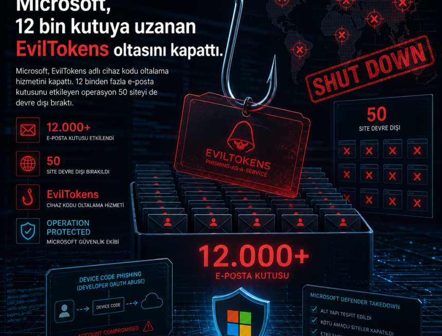 microsoft-12-bin-kutuya-uzanan-eviltokens-oltasini-kapatti Microsoft, 12 bin kutuya uzanan EvilTokens oltasını kapattı