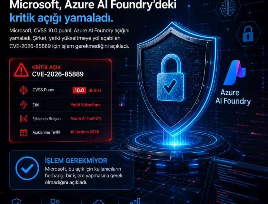 Microsoft, Azure AI Foundry’deki kritik açığı yamaladı