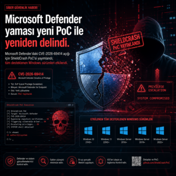 microsoft-defender-yamasi-yeni-poc-ile-yeniden-delindi Microsoft Defender yaması yeni PoC ile yeniden delindi