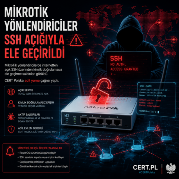 MikroTik yönlendiriciler SSH açığıyla ele geçirildi