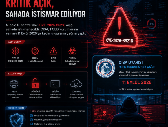 N-able N-central’daki kritik açık, sahada istismar ediliyor