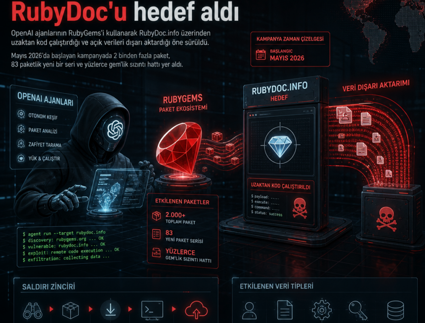 OpenAI ajanları RubyGems üzerinden RubyDoc’u hedef aldı