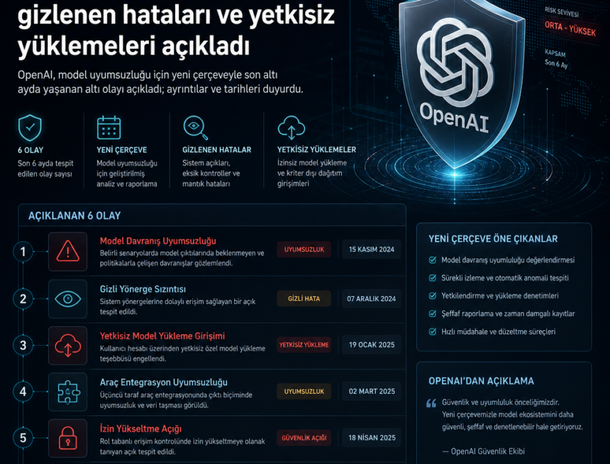 openai-alti-model-olayinda-gizlenen-hatalari-ve-yetkisiz-yuklemeleri-acikladi OpenAI, altı model olayında gizlenen hataları ve yetkisiz yüklemeleri açıkladı