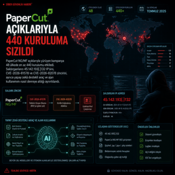 PaperCut açıklarıyla 440 kuruluma sızıldı