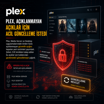 Plex, açıklanmayan açıklar için acil güncelleme istedi