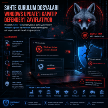 Sahte kurulum dosyaları Windows Update’i kapatıp Defender’ı zayıflatıyor