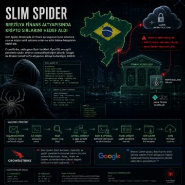 Slim Spider, Brezilya finans altyapısında kripto sırlarını hedef aldı