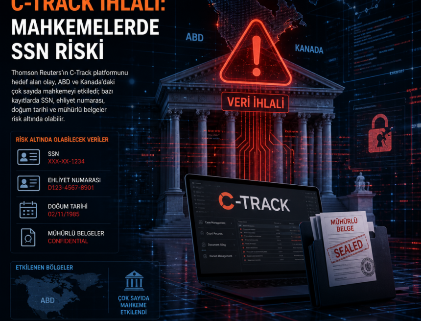 Thomson Reuters C-Track ihlali: Mahkemelerde SSN riski