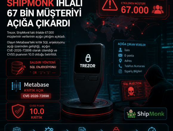 Trezor: ShipMonk ihlali 67 bin müşteriyi açığa çıkardı