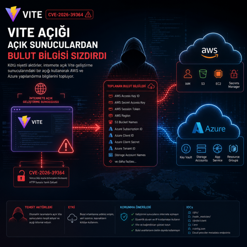 Vite açığı açık sunuculardan bulut bilgisi sızdırdı