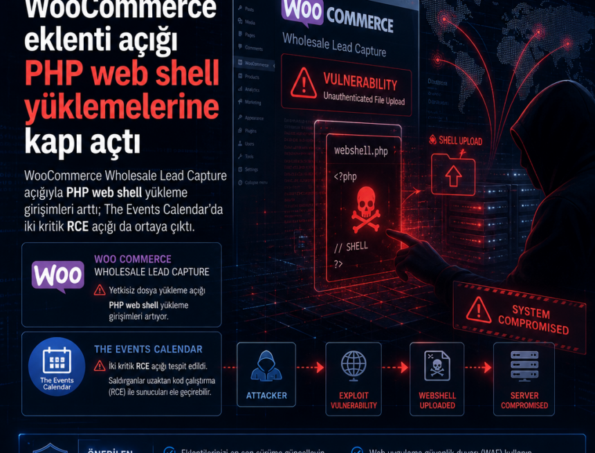 WooCommerce eklenti açığı PHP web shell yüklemelerine kapı açtı