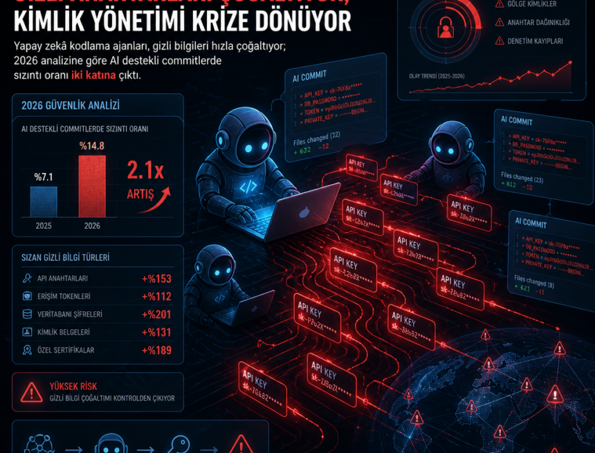Yapay zekâ ajanları gizli anahtarları çoğaltıyor, kimlik yönetimi krize dönüyor