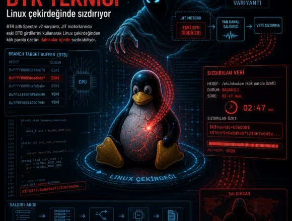 Yeni Spectre-v2 BTR tekniği Linux çekirdeğinde sızdırıyor