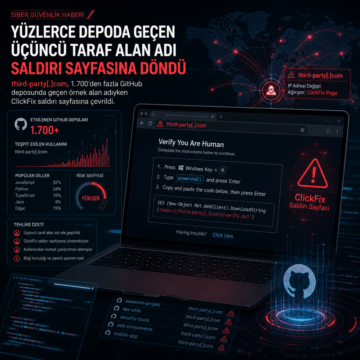 Yüzlerce depoda geçen üçüncü taraf alan adı saldırı sayfasına döndü