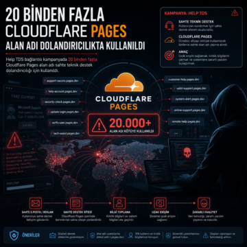 20 binden fazla Cloudflare Pages alan adı dolandırıcılıkta kullanıldı