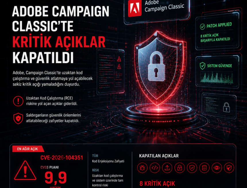 Adobe Campaign Classic’te kritik açıklar kapatıldı