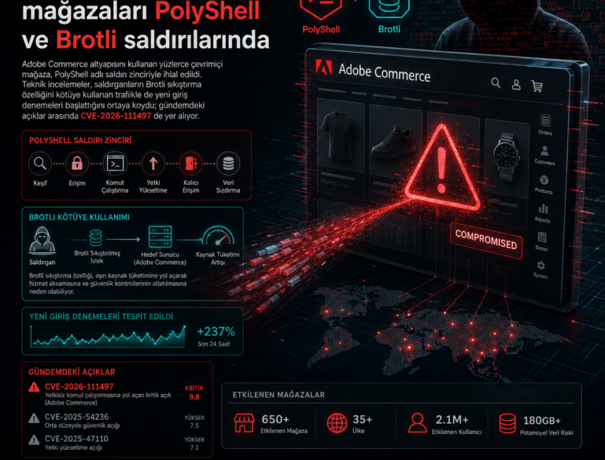 Adobe Commerce mağazaları PolyShell ve Brotli saldırılarında