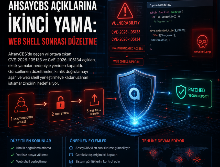 ahsaycbs-aciklarina-ikinci-yama-web-shell-sonrasi-duzeltme AhsayCBS açıklarına ikinci yama: web shell sonrası düzeltme
