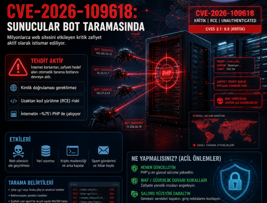 ai_gen_b9eb6bca PHP’de kritik CVE-2026-109618: Sunucular bot taramasında