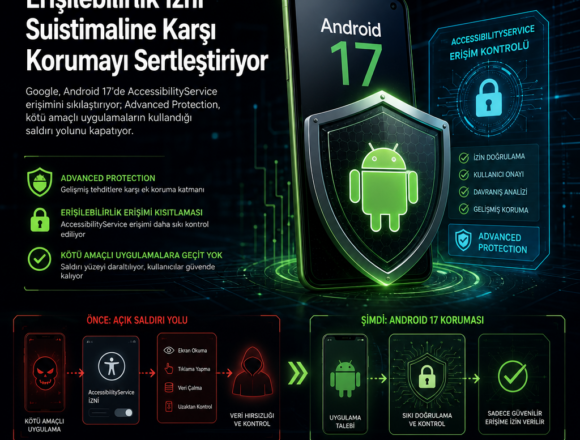 Android 17, Erişilebilirlik İzni Suistimaline Karşı Korumayı Sertleştiriyor