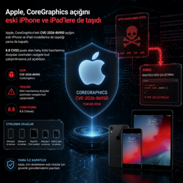 Apple, CoreGraphics açığını eski iPhone ve iPad’lere de taşıdı