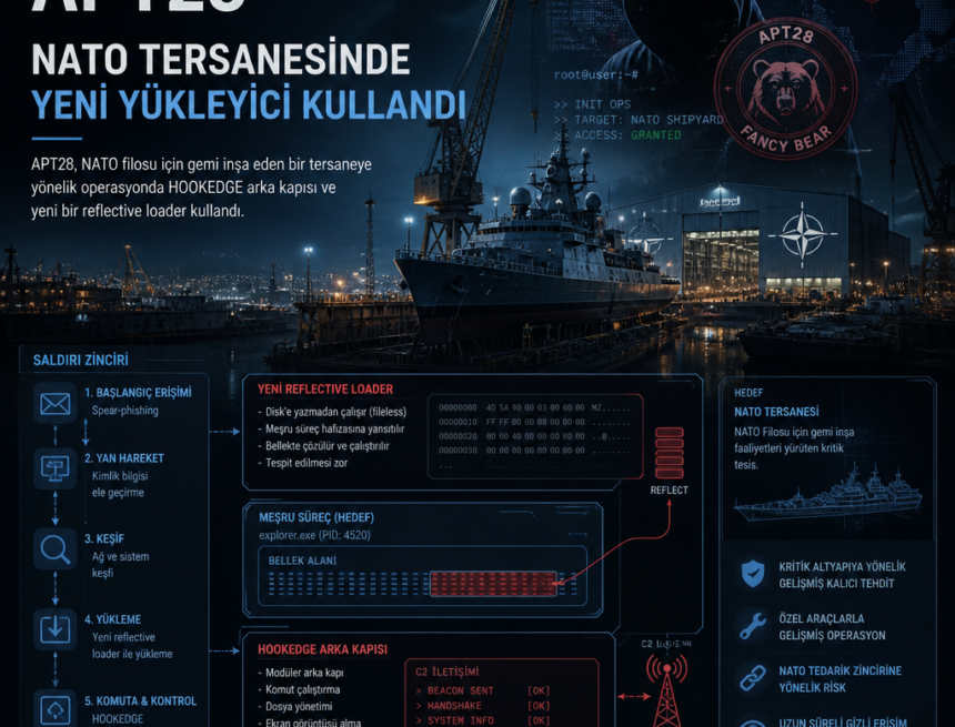 APT28, NATO tersanesinde yeni yükleyici kullandı