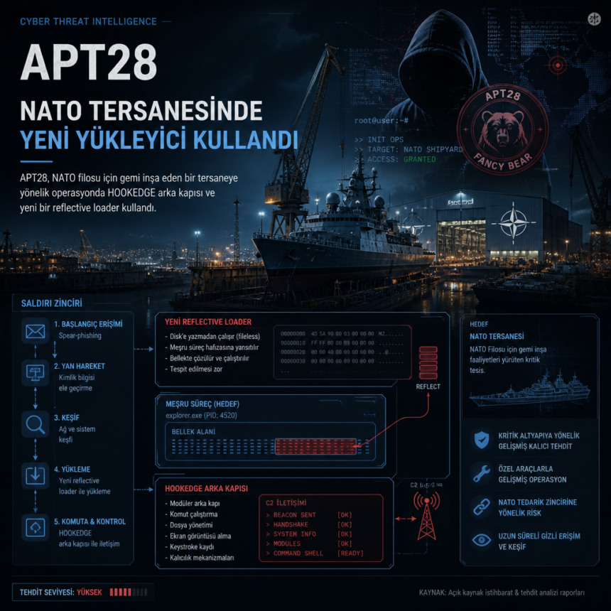 APT28, NATO tersanesinde yeni yükleyici kullandı