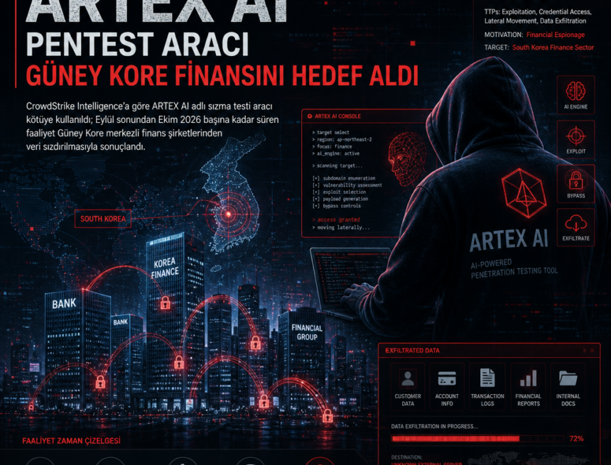 ARTEX AI pentest aracı Güney Kore finansını hedef aldı