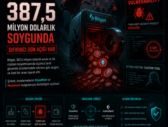 Bitget: 387,5 milyon dolarlık soygunda sıfırıncı gün açığı var